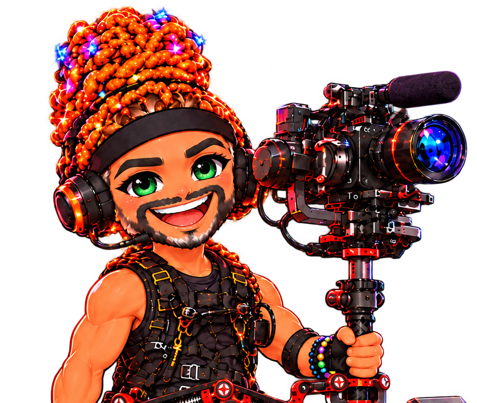 Steadi-Thor God of Bass Chibi with Steadicam rig